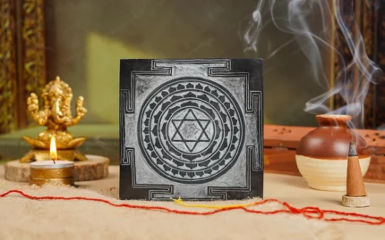Premium Handmade Shaligram Kuber Yantra